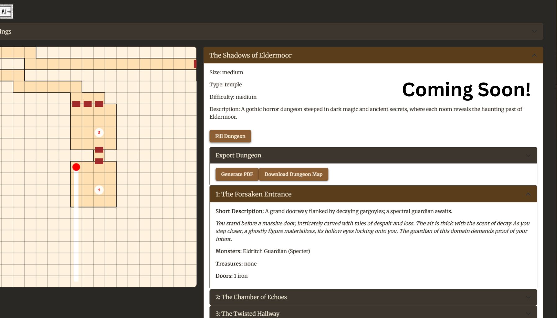 Dungeon Generator Sample