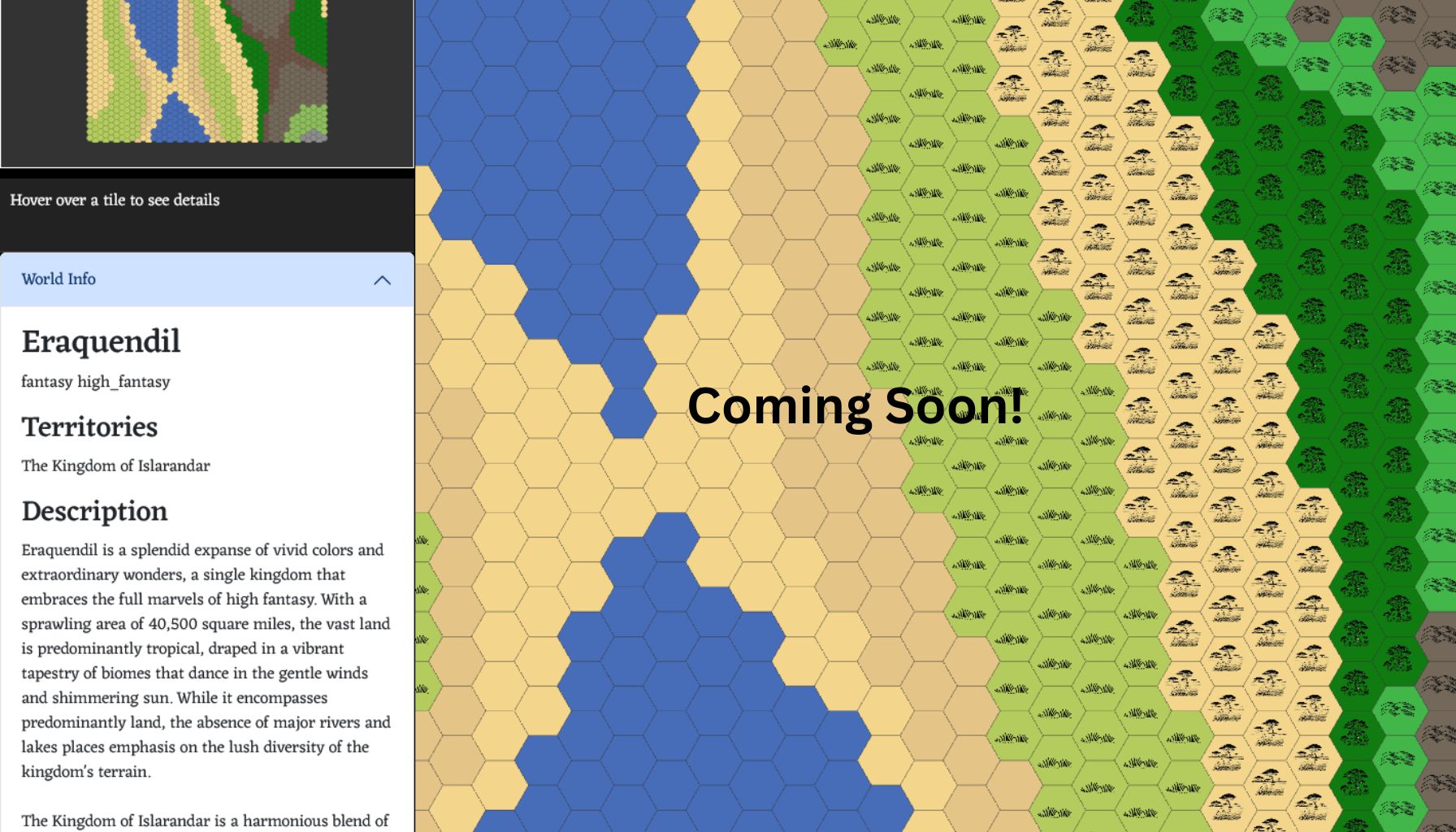 Hex Worldbuilder Generator